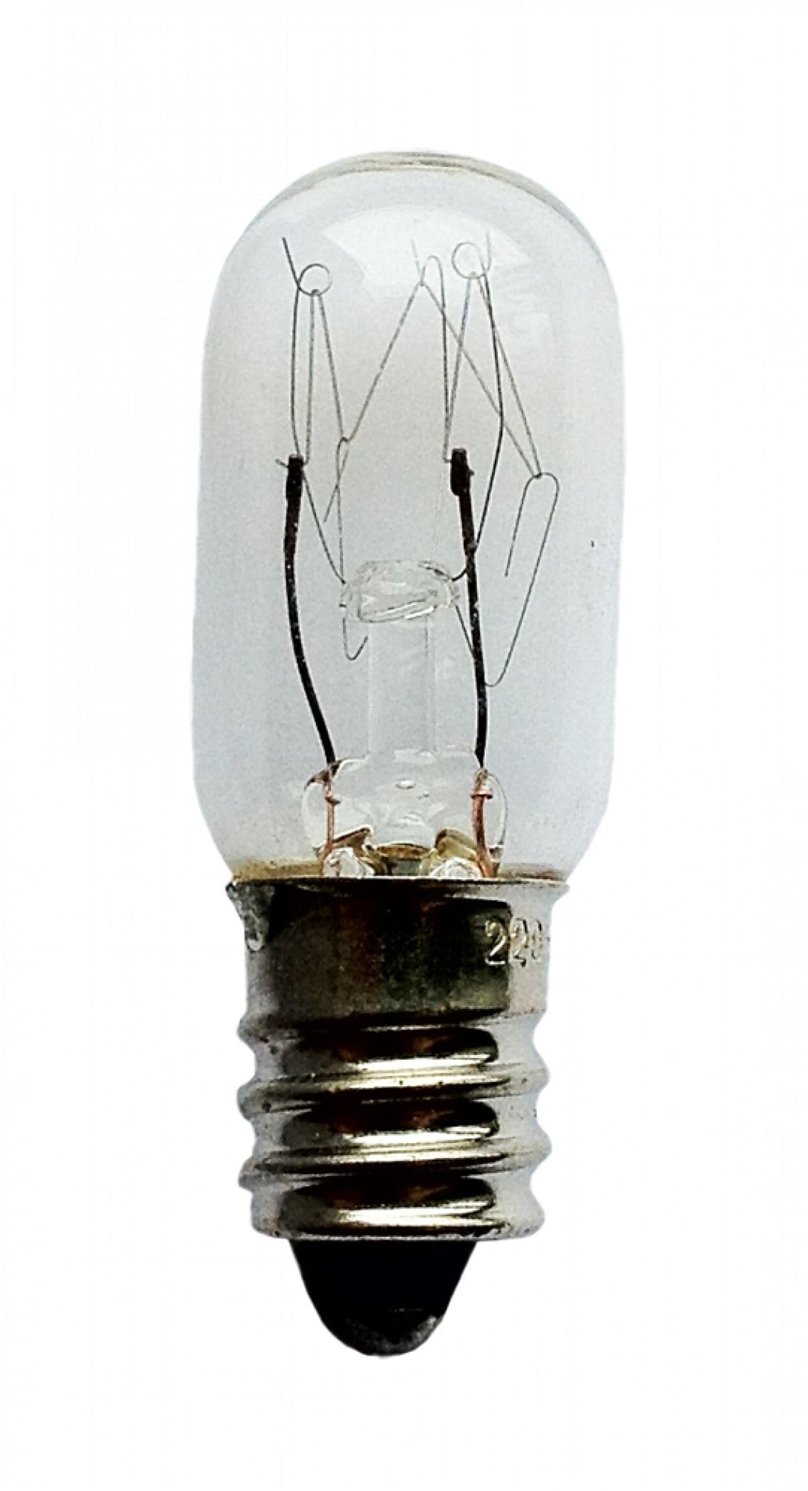 Schiefer 124580600 220-260v 5-7w Tungsten Pygmy Bulb, E12, Dimmable, Clear