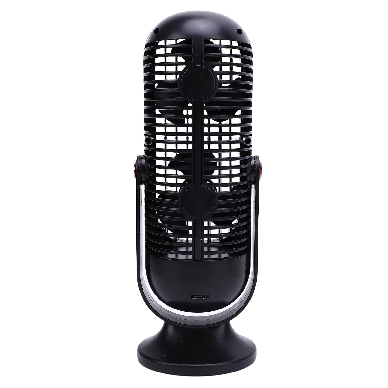 Wentylator Wieżowy do Sypialni, Cichy Osobisty Wentylator USB z 5 Prędkościami Bezszczotkowymi Silnikami do Użytku w Domu Biurowym (BLACK)
