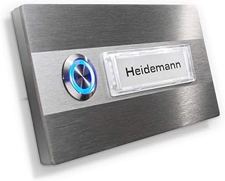 Pulsante Campanello Con Targhetta IP54 - Bianco, Serie G1, All-in-One - Foto 8