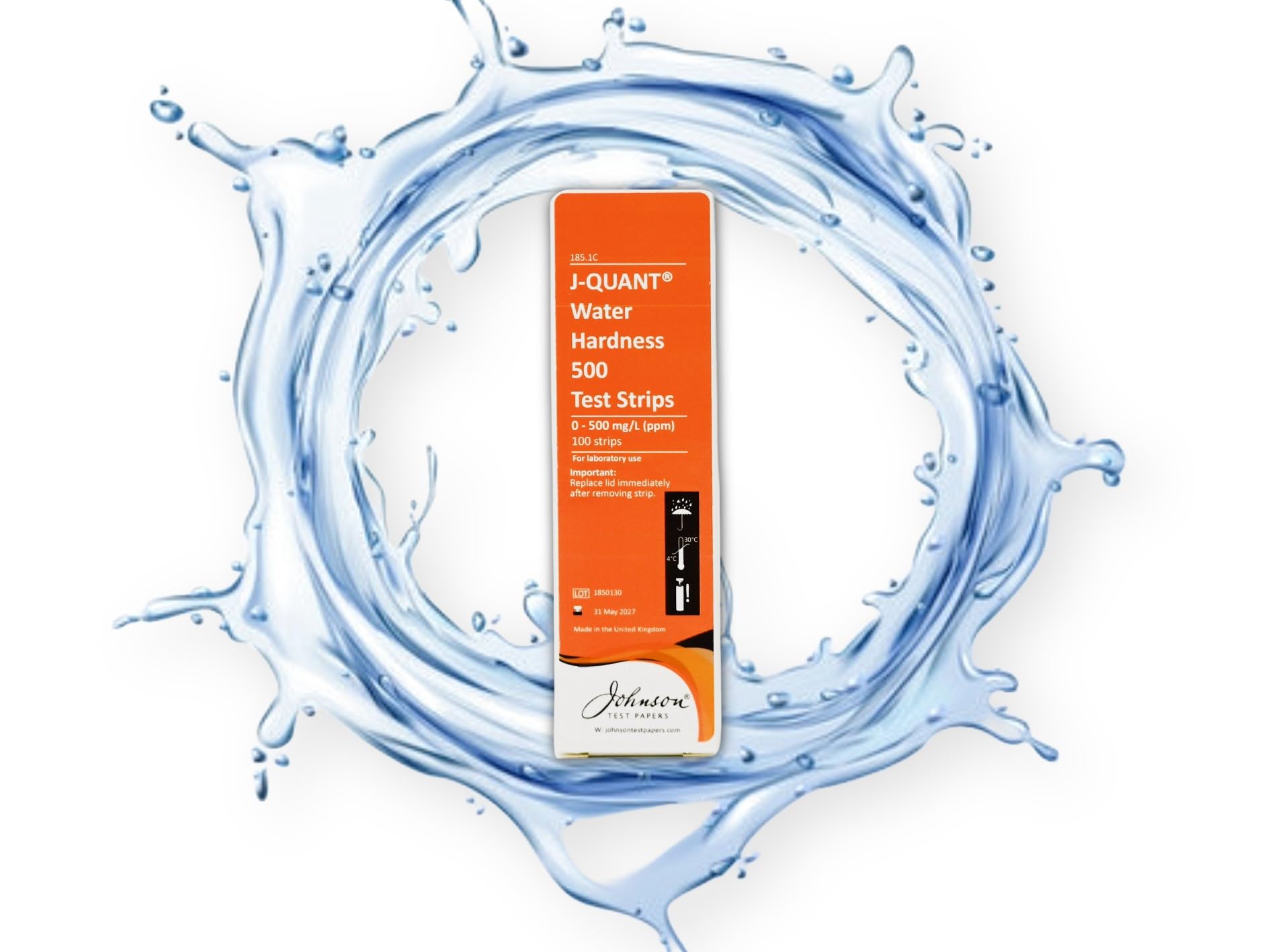 Water Hardness 0-500 Test Strips