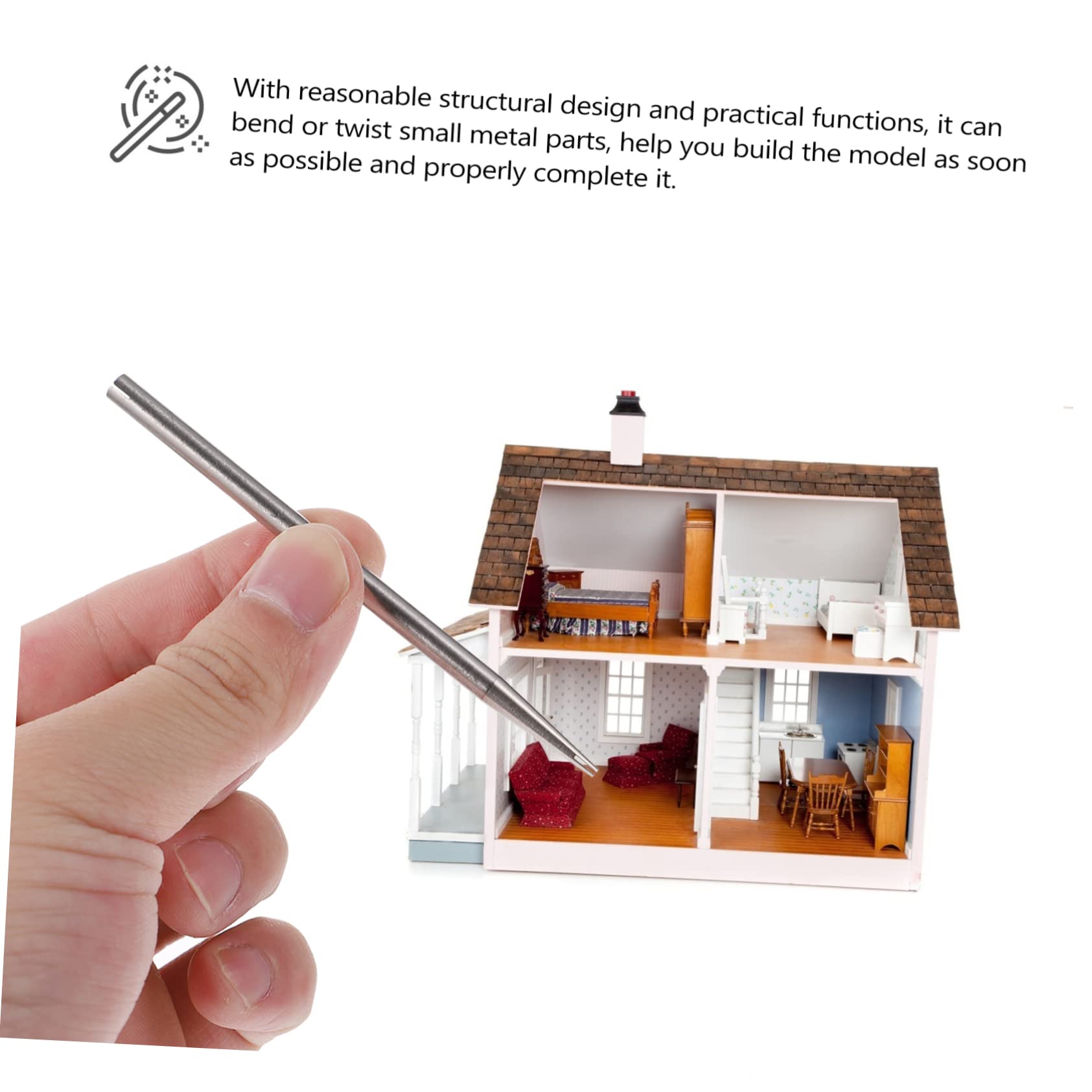 PLAFOPE 7pcs DIY Metal Puzzle Model Kit Assembling Bending Tools Mechanics Tool Set