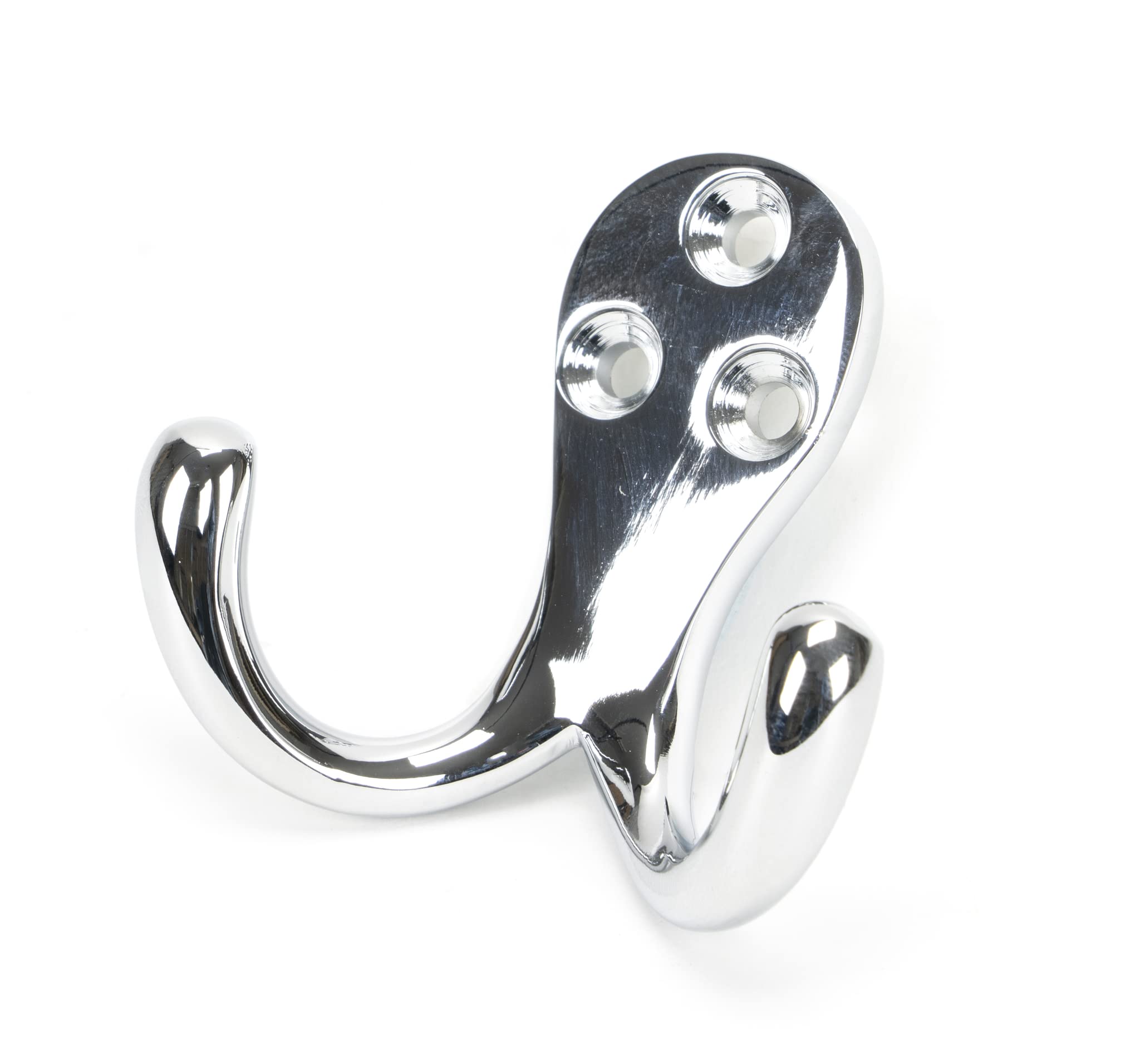 From The Anvil Polished Chrome Celtic Double Robe Hook from B&Q