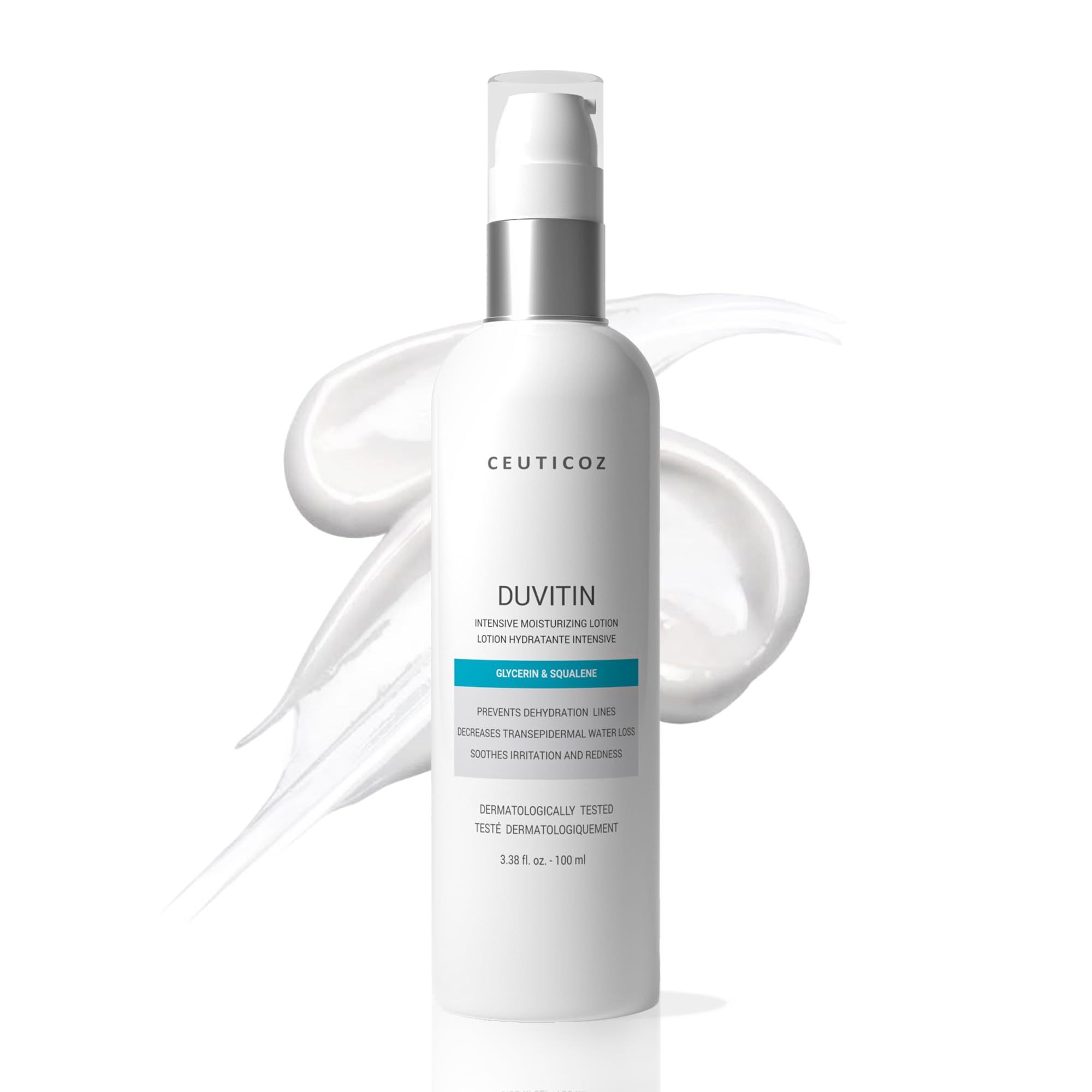 Ceuticoz Duvitin Intensive Moisturizing Lotion | For Dehydration & Dryness | Provides instant hydration & restores suppleness | Pentavitin & Allantoin | All Skin Types | 100ml-image-34