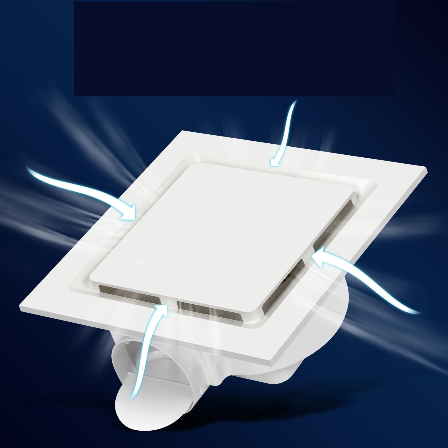 排気ファン 石膏ボード用PVCオープンホール天井銅モーター換気扇キッチン浴室強力消音天井排気ファン 換気扇