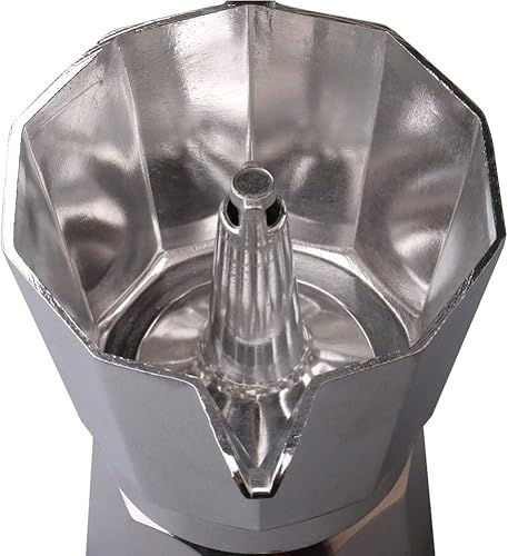 Miniatura 7 de shlutesoy 5015010.1fl oz Fogón Cafetera de aluminio Olla Mocha Espresso Percolador Hervidor, 50ml, 1