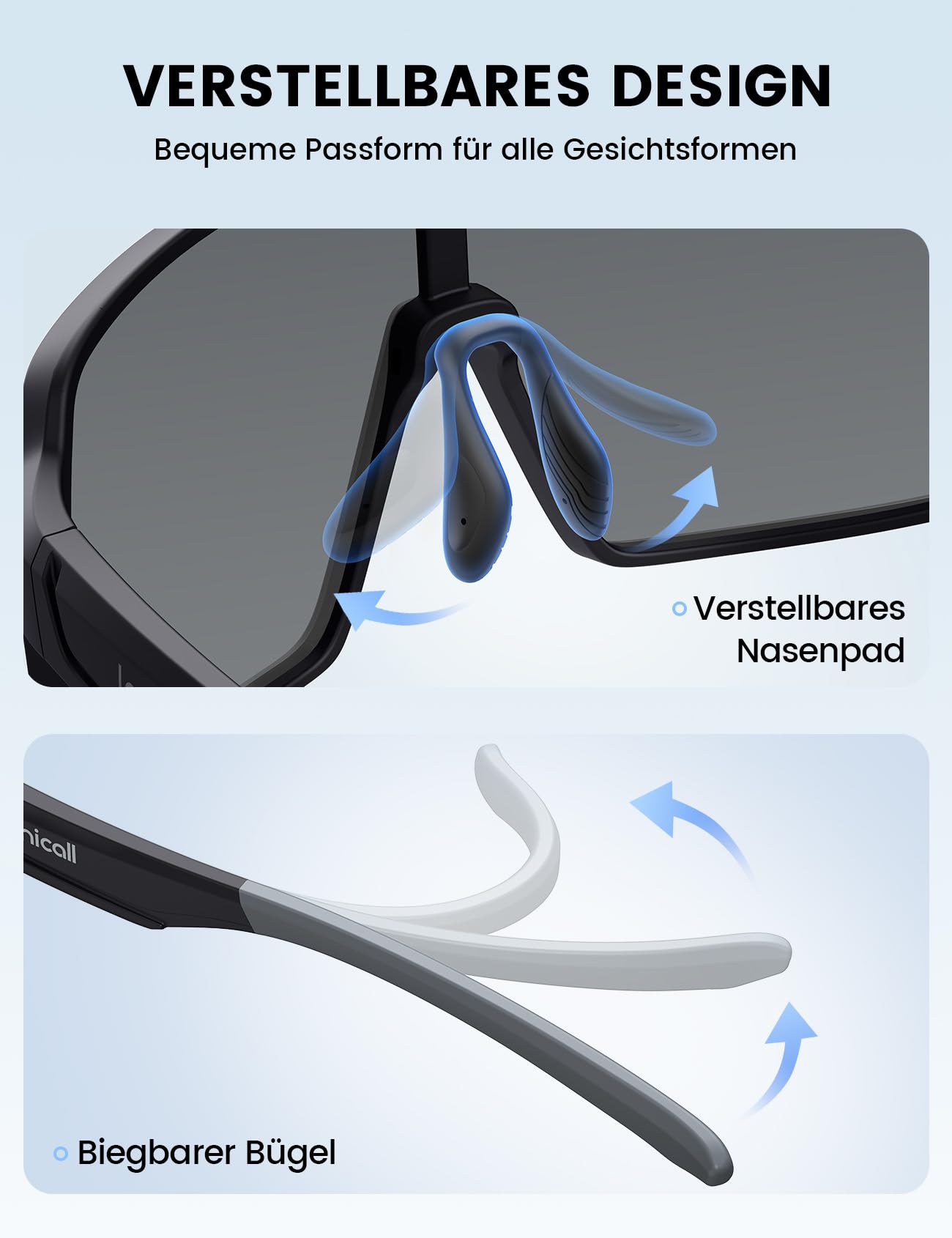 Lamicall Fahrradbrille Herren, Schnelle Brille Damen - [Vollrand, winddichter] TR-90 Ultraleichte Sonnenbrille Fahrrad mit UV400-Schutz, Polarisiert Laufbrille Sportbrille für Fahrrad Ebike Laufen MTB