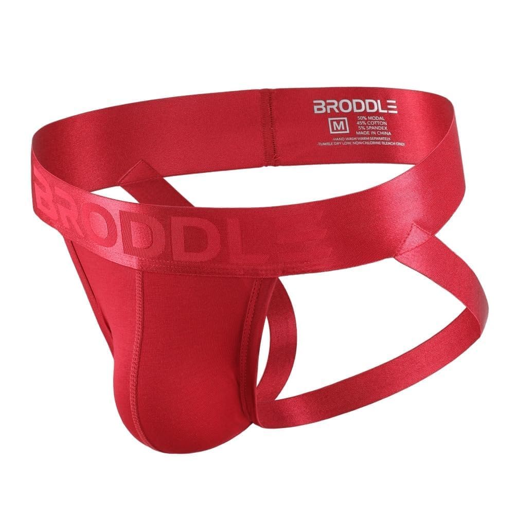 BRODDLE Men's Jockstrap Athletic Supporter Male Active Sport Jock Straps Underwear