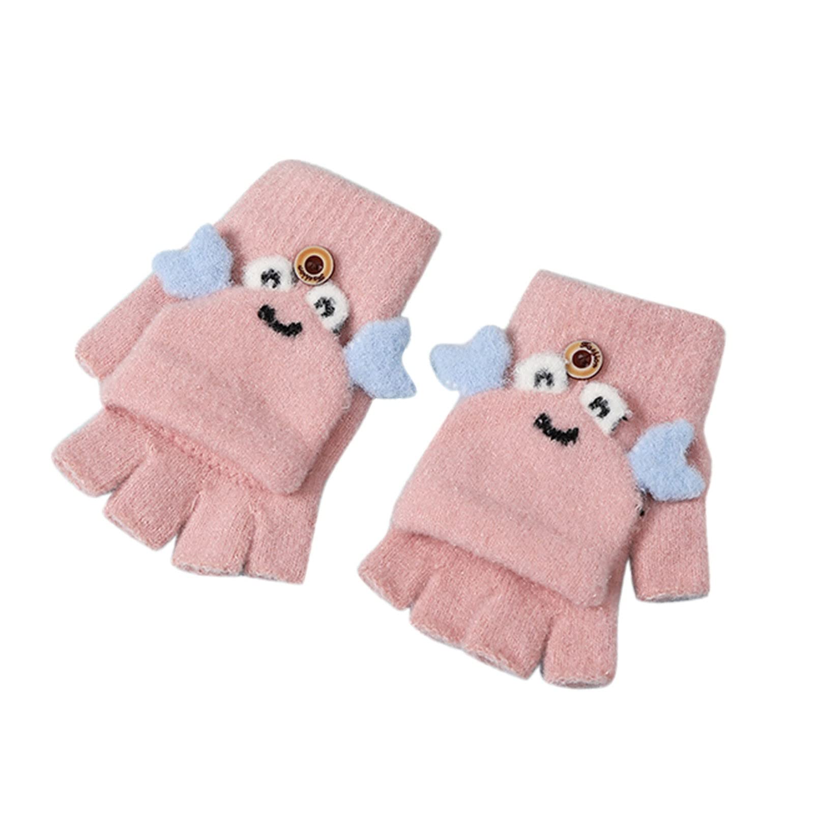 Amazon.com: YOLAI Baby Children Small Crab Gloves Half Finger Flip