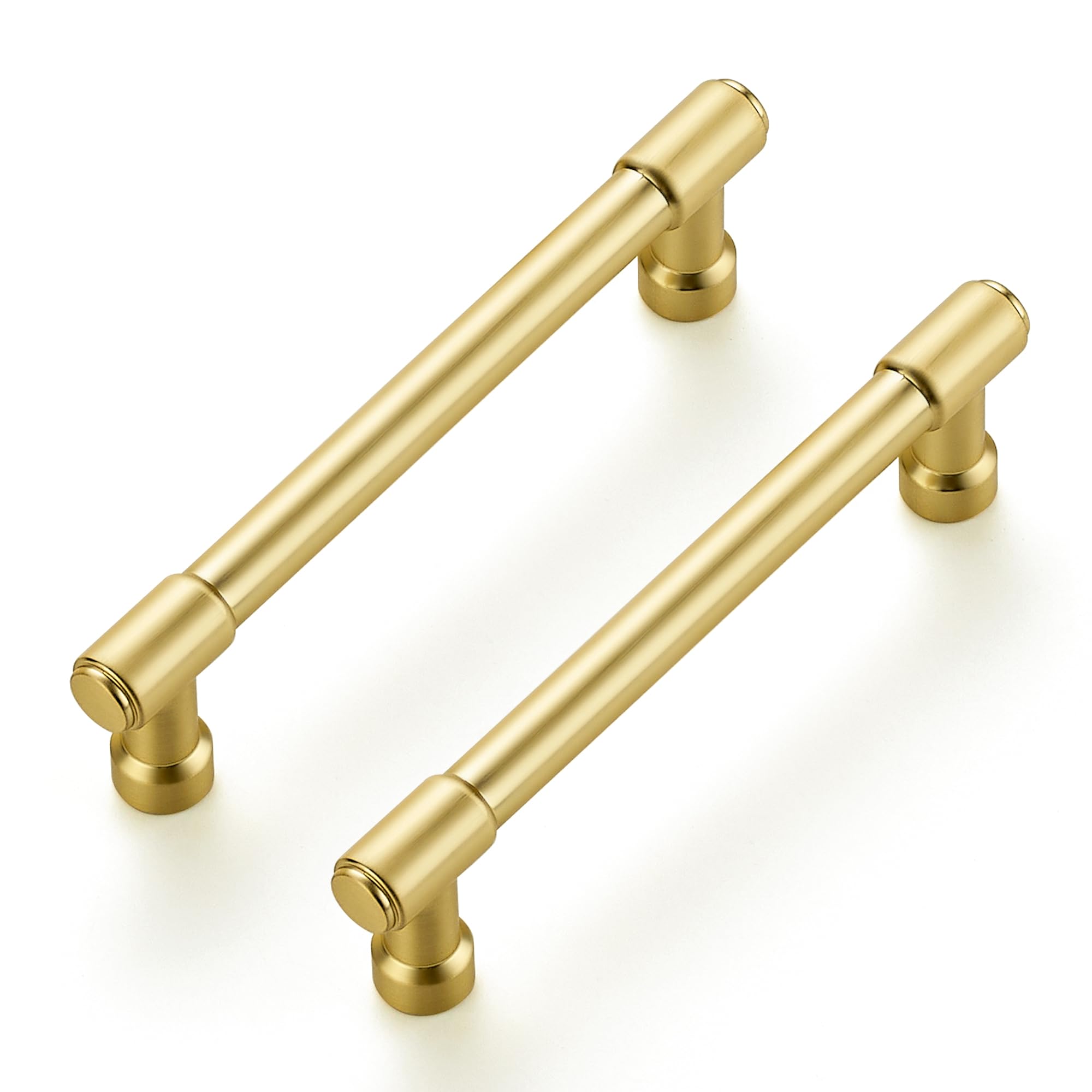 Ravinte Brushed Gold Kitchen Pulls Cabinet Handles 4 Inch 30 Pack