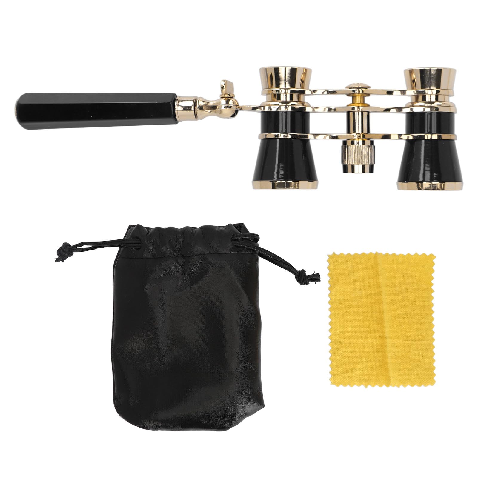 Occhiali da Teatro Mini Binocolo, Binocolo da Teatro Binocolo 3X25 Catena in Lega di Alluminio Indossabile per Spettacoli Artistici