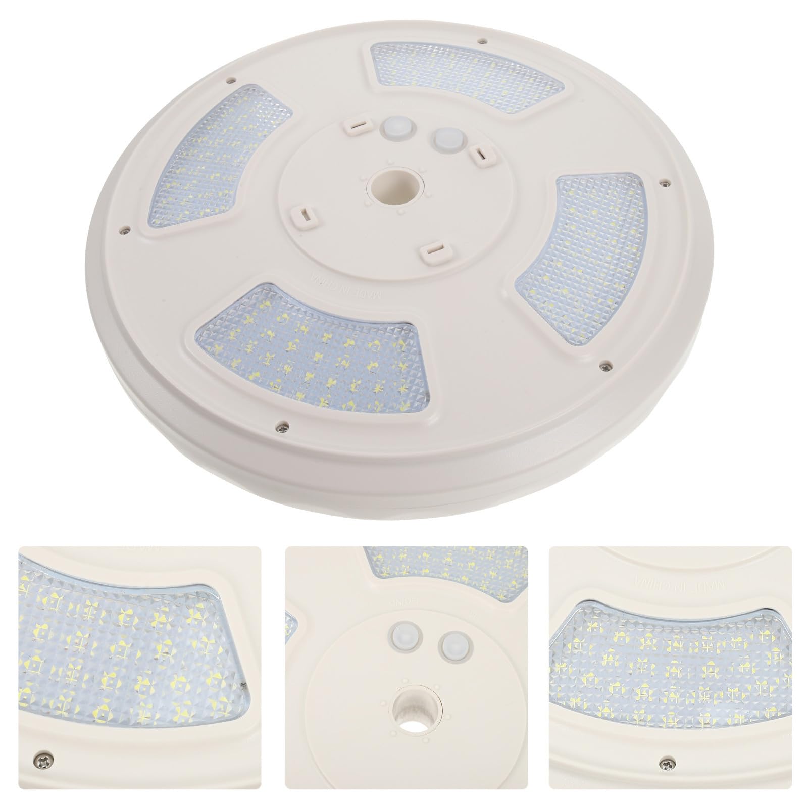 Lampe Solaire pour Mât de Drapeau LED 128, 5w, Ip55