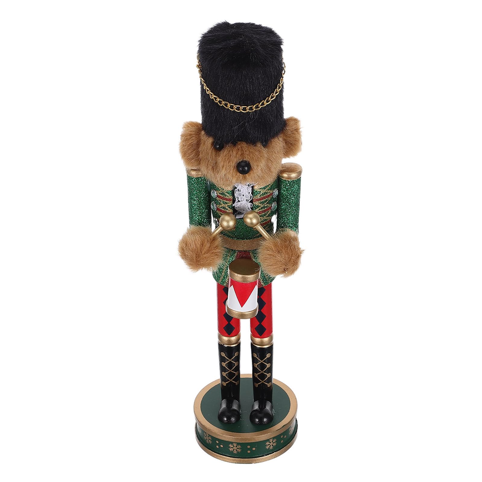 DECHOUS Figura de Soldado Cascanueces Navideño de Madera, Decoración