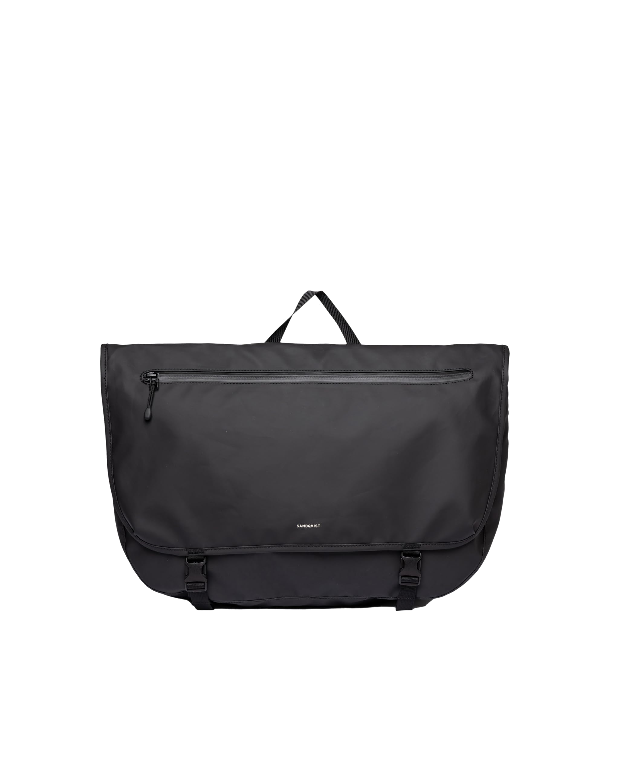 Sandqvist STREAM Messenger in Black is a classic postman inspired bag, with adjustable carrying options and water-resistant material.