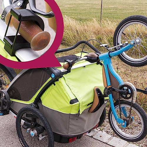 Mobilefox Universal Fahrrad Laufrad Halterung Fahrradträger Halter Adapter passend für Thule Chariot Anhänger