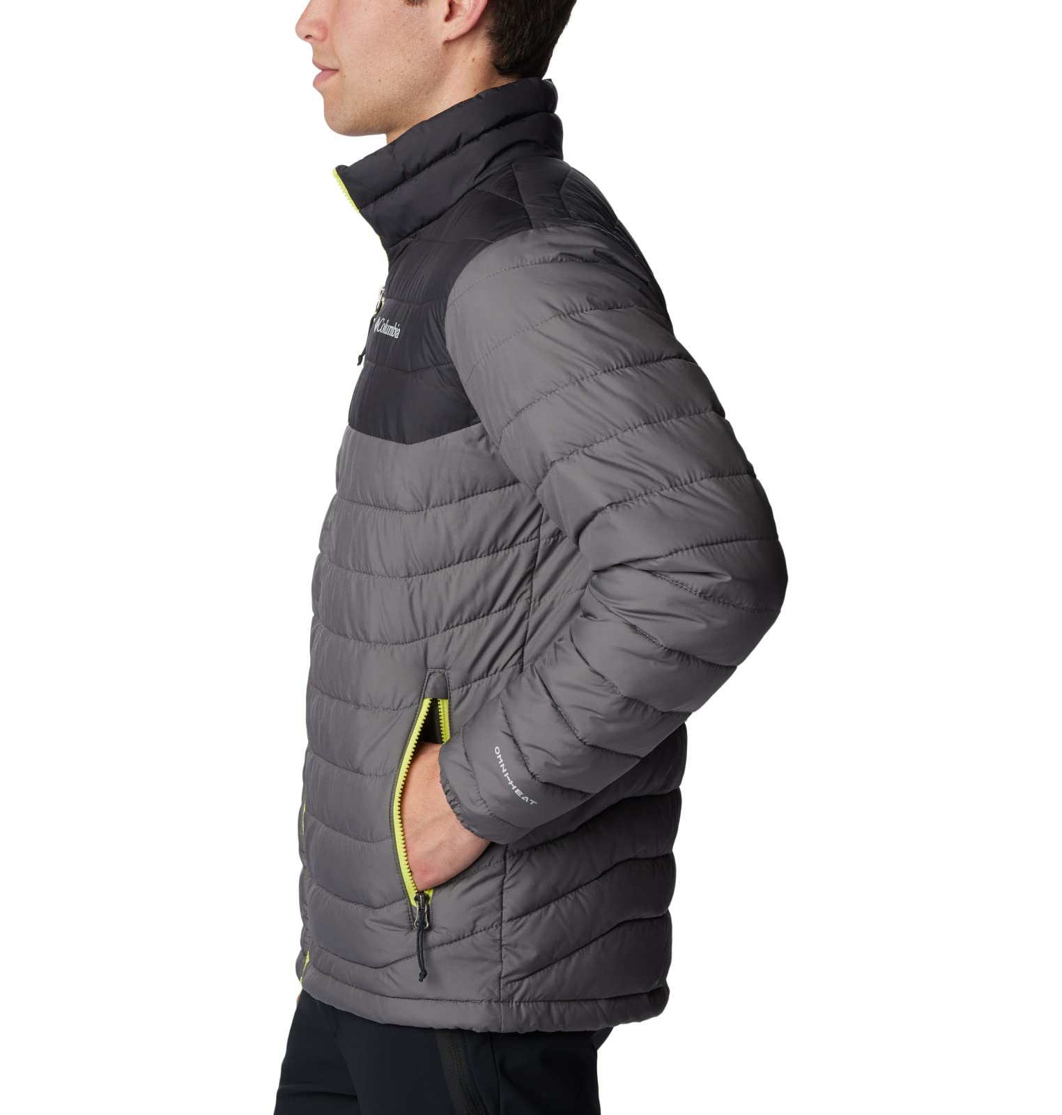Columbia Giacca con Cappuccio da Uomo, Powder Lite