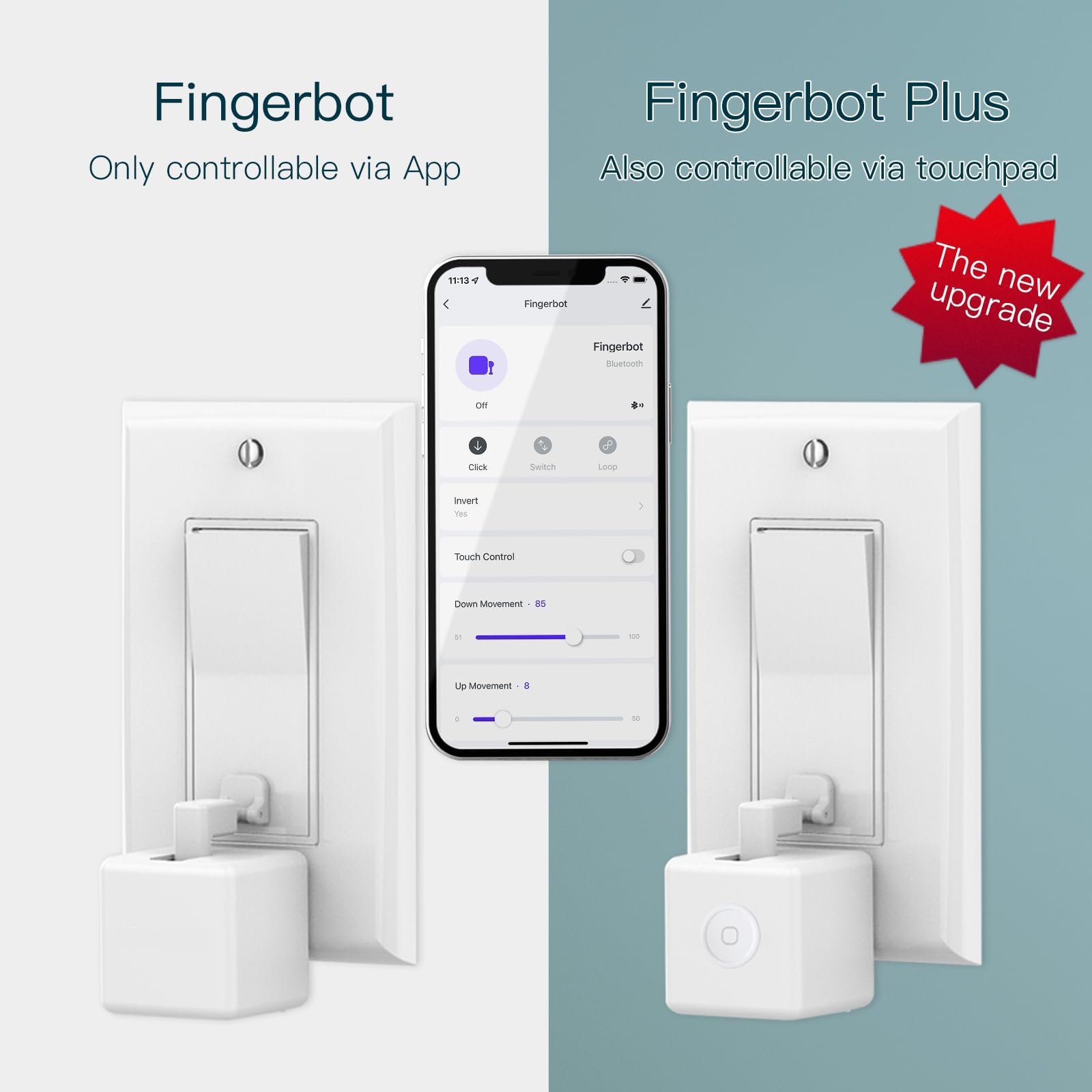 FINGERBOT PLUS ZIGBEE Tuya Smart Switch Button Pusher Gateway Toolkit Für Alexa EUR 9,99