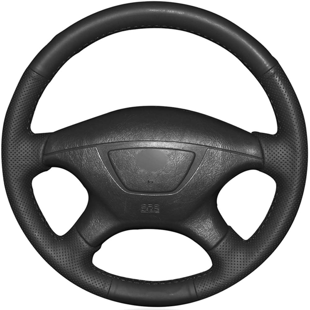 LQHYB For Black Diy Car Steering Wheel Cover For Mitsubishi Pajero Sport 2004 Montero Sport 2004,