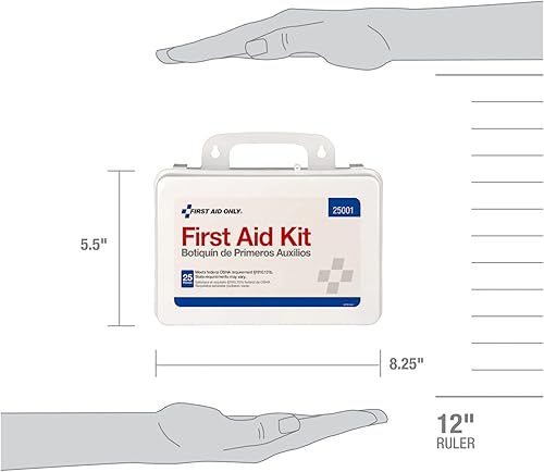 Miniatura 7 de PhysiciansCare - Kit de primeros auxilios para 25 personas, contiene 113 piezas