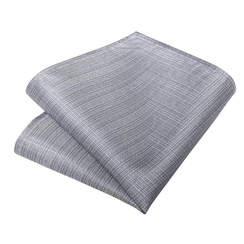 Set de corbata masculina con pañuelo y gemelos miniatura 5