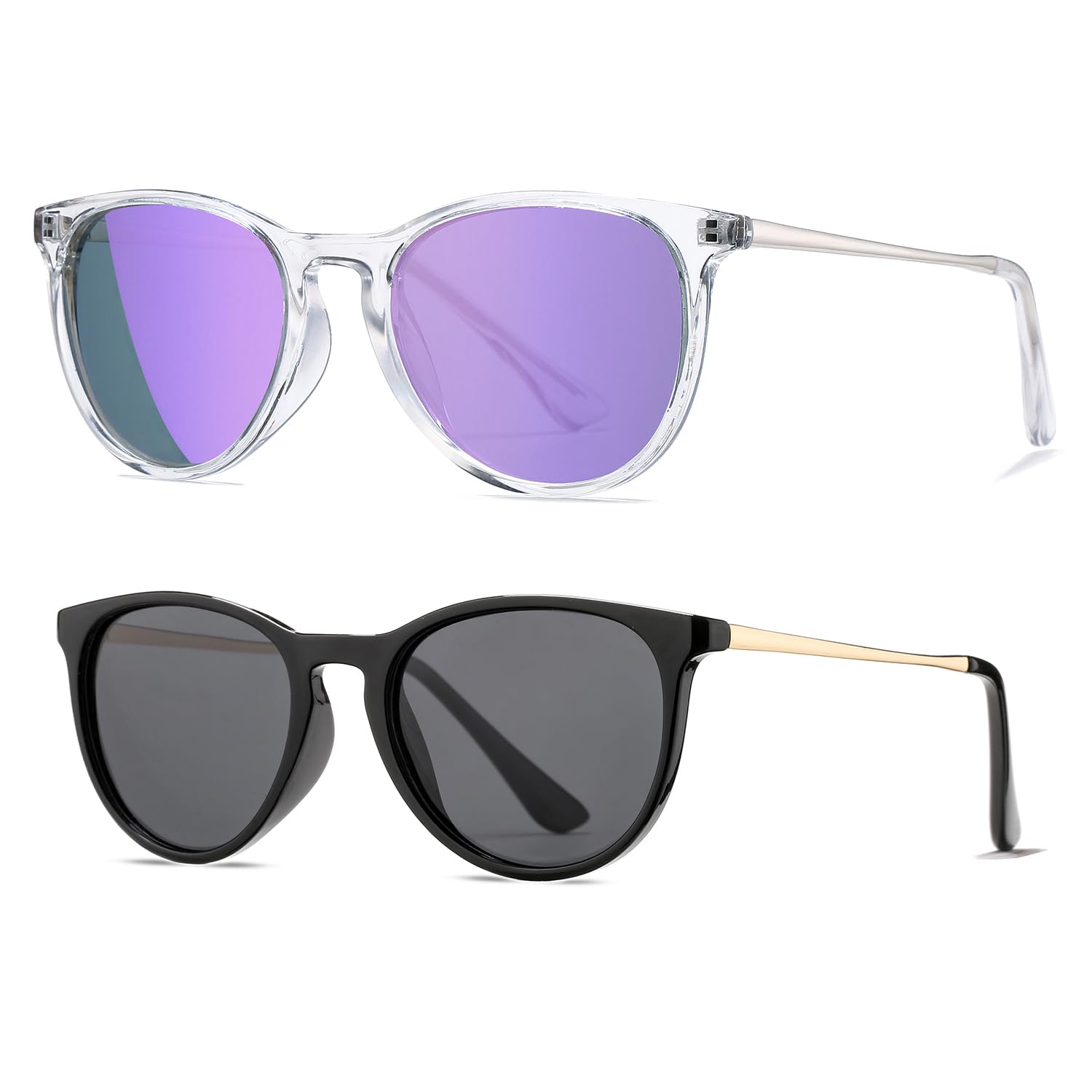 HJSTES Polarized Kids Sunglasses for Girls Boys, 100% UV Protection for Children Sun Glasses, 50MM