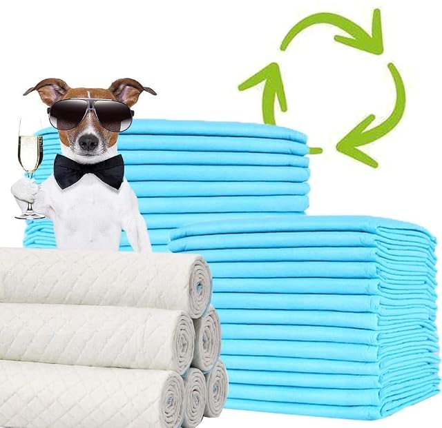Foto 3 de 5 de BPS 15 Pcs Empapadores Perro de Entrenamiento 60 * 60 cm para Perros Gatos Alfombrilla Toallita Higiénica…
