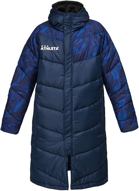 Amazon アスレタ サッカーウェア ベンチコート ジュニア j ｎｖｙ １６０ サッカー フットサル ボーイズ 通販