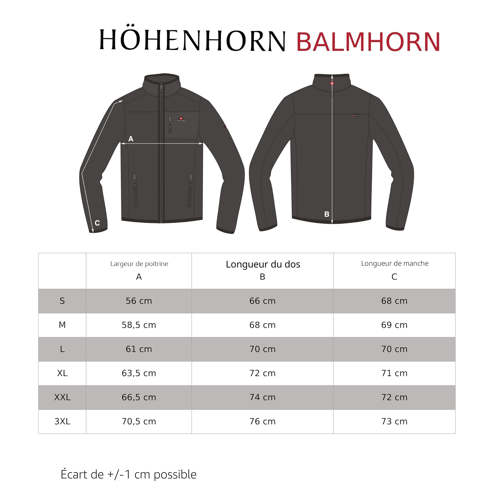 Höhenhorn Balmhorn Veste demi-saison matelassée à capuche pour hommes