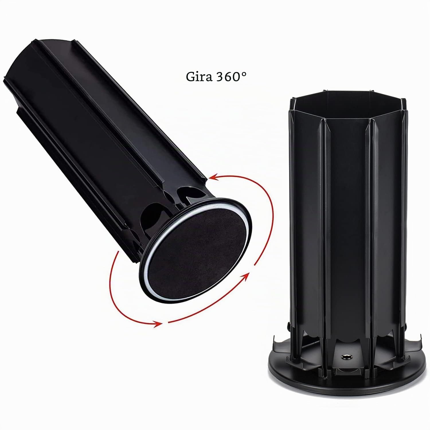 Bagoo - Dispensador de cápsulas de café con sistema de carrusel 360 º y almacenamiento central para las cápsulas de la línea Nespresso Veruto (más de 56 cápsulas)