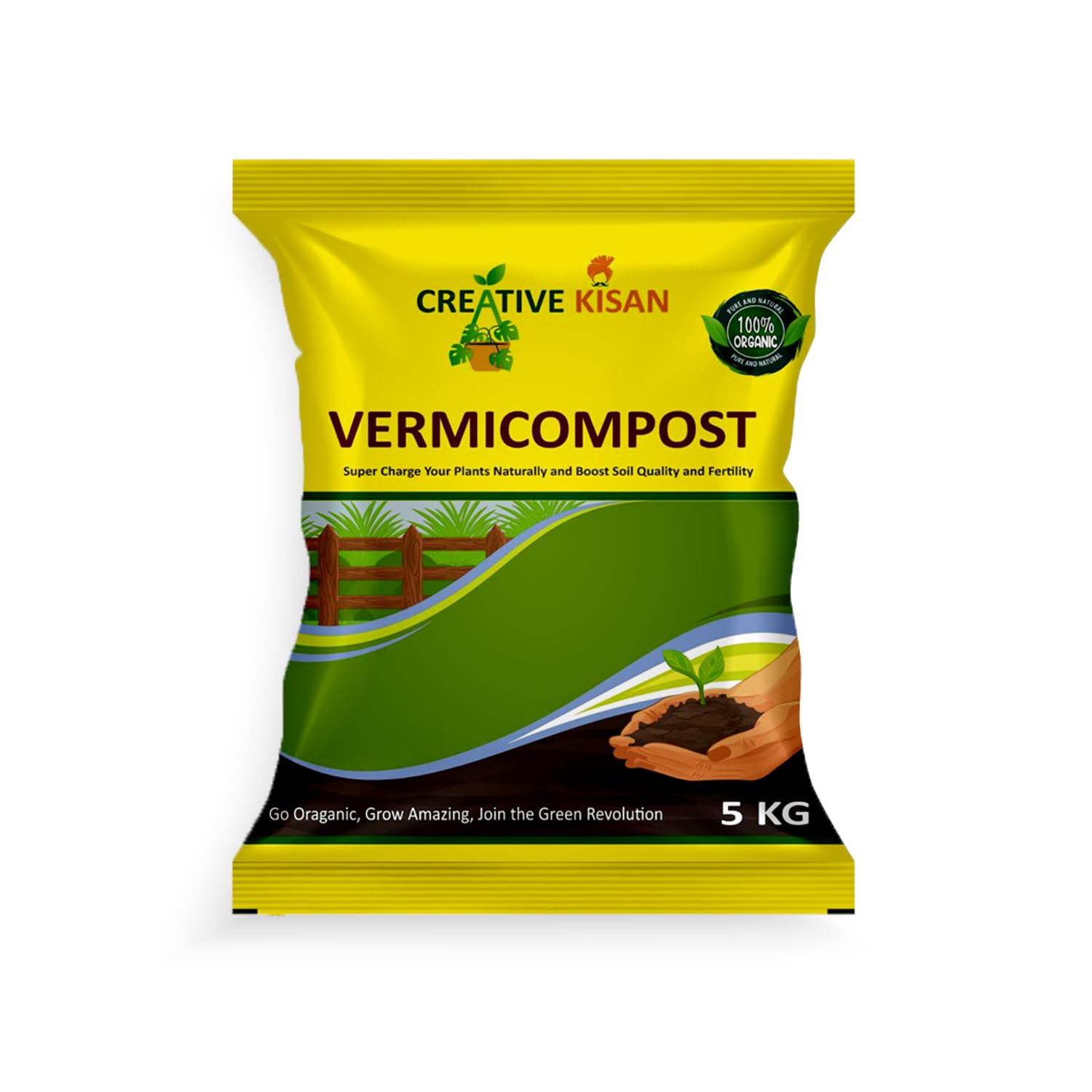 See full amazon price history chart for CREATIVE KISAN Organic Vermicompost Fertilizer for Plants | Cow Dung-Based Soil Mix for Home Gardening, Indoor & Outdoor Pots | Natural Plant Food | Odorless, Non-Toxic | Ready-to-Use Manure (5kg) CREATIVE KISAN Organic Vermicompost Fertilizer for Plants | Cow Dung-Based Soil Mix for Home Gardening, Indoor & Outdoor Pots | Natural Plant Food | Odorless, Non-Toxic | Ready-to-Use Manure (5kg) (B0DD485Q9D) Amazon Price History, Amazon Price Tracker