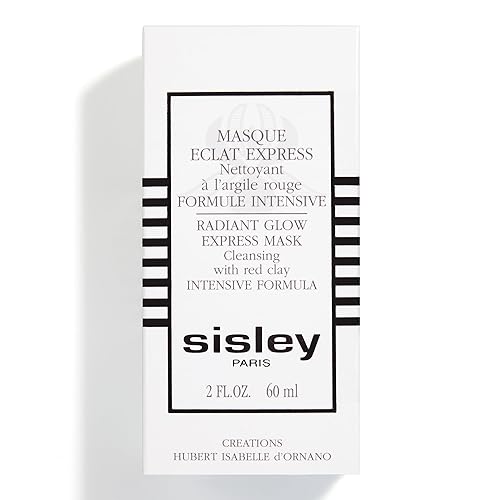 Miniatura 4 de Sisley Paris Máscara facial Radiant Glow Express con arcilla roja, 2.0 fl oz, limpia suavemente para una piel visiblemente radiante, fórmula que no