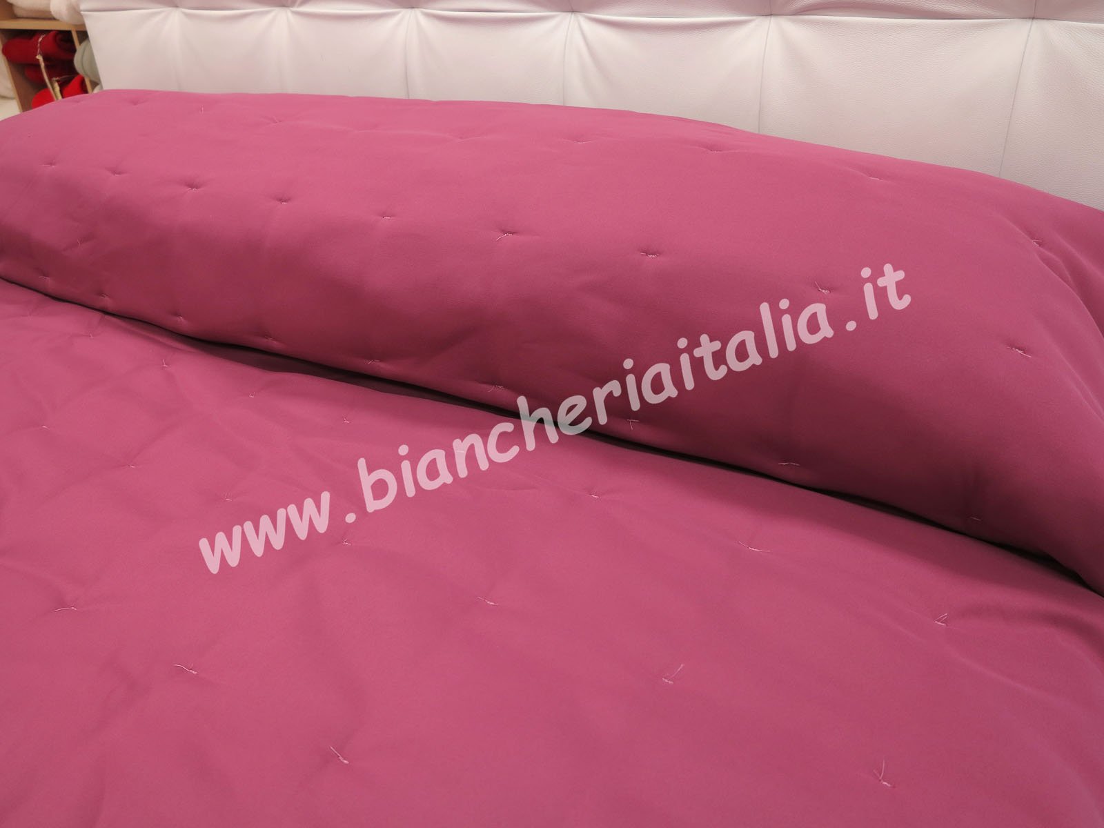 Caleffi 55166 Microfibra Mia Calduccia Coperta Mezza Stagione per Matrimoniale Letto, Bordeaux