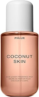 Coconut Skin Body Mist - Hair & Body Fragrance Mist - Coconut Body Spray with Caramel, White Florals, Sandalwood & Amber (8 Fl Oz)