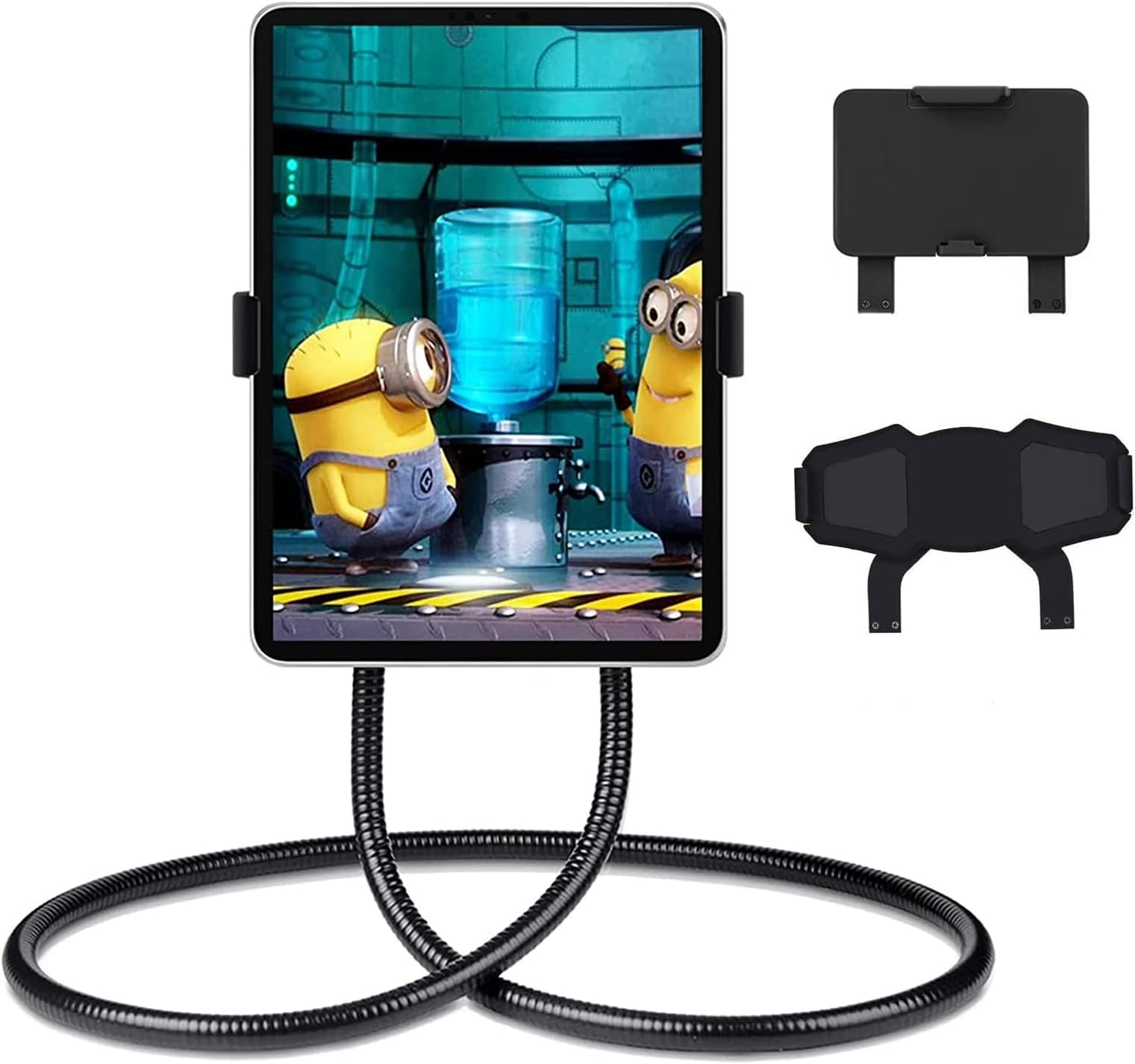 Cell Phone Holder, Universal Neck Phone Holder for Bed Mobile Phone Stand Flexible Long Arm Gooseneck Stand Multiple Function Lazy Bracket for iPhone 12 11 Pro Xs Max 8 7 Samsung S10 and More