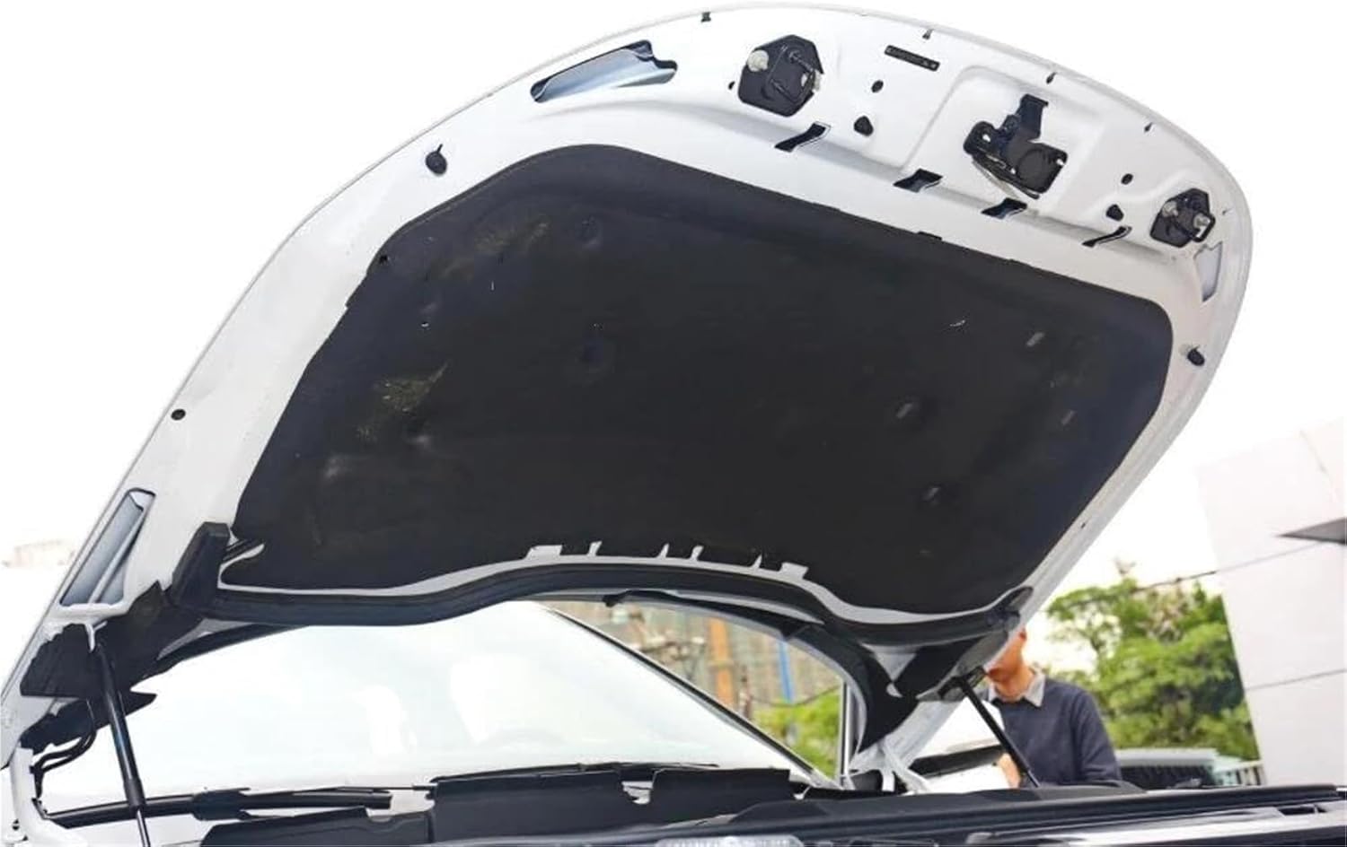 Rynplex 熱遮音コットンフロントフードエンジンパッドカバーノイズデッドナーマット、ランド、ローバー、ディスカバリー3、ディスカ