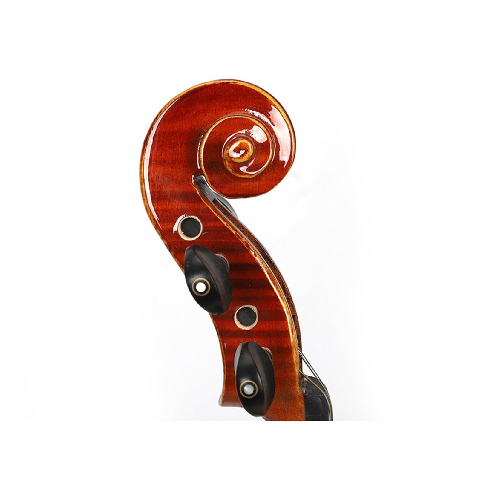 Violín De Práctica Para Adultos Con Patrón Artesanal Brillante De Madera Maciza Instrumento De 1/8 Instrumento De Violín(3/4)