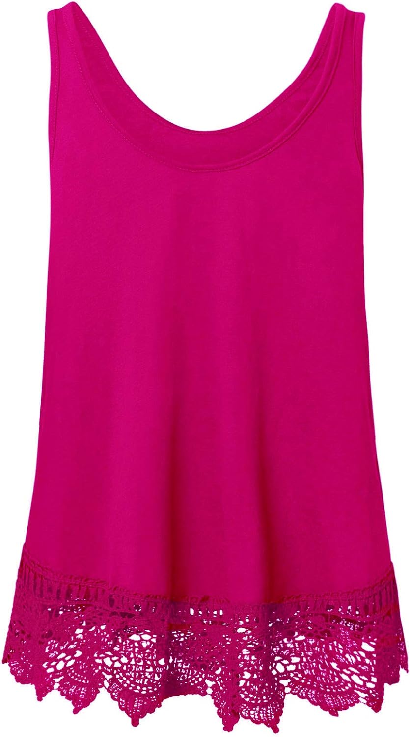 Summer Tank Tops for Women Plus Size Sleeveless V Neck Loose Fit Casual Flowy Tunic Shirt Blouse - Image 4