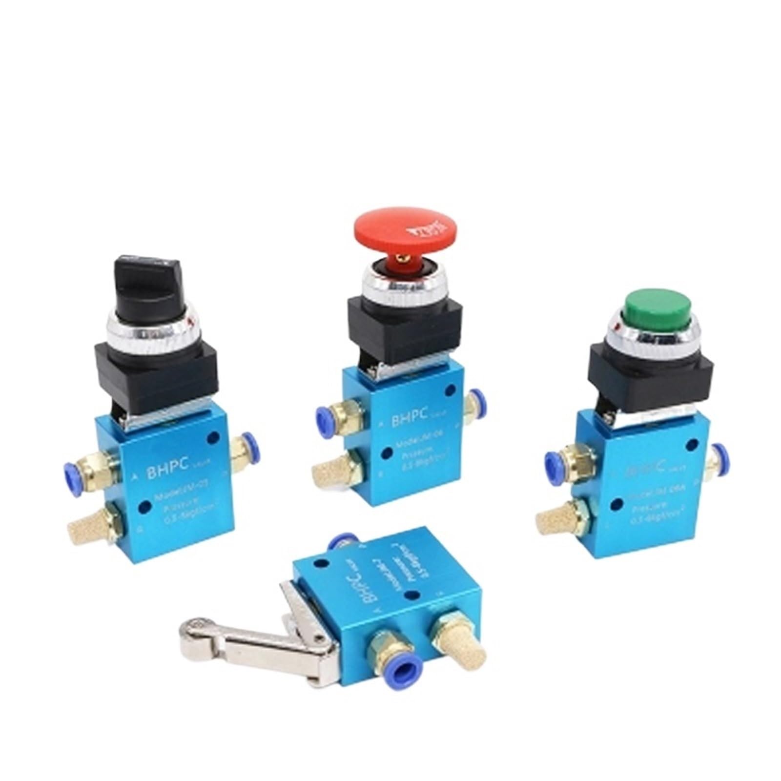 1/4" JM Series 2Position 3 Way Pneumatic Mechanical Valve JM-05 JM-06 JM-06A JM-07 Air Hand Manual Control JM322(Jm-05,With 8mm fitting)