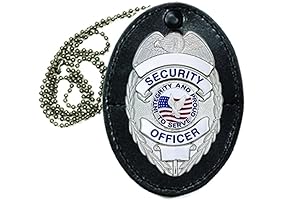 Hero's Pride Metal Security Badge Holder: Enhance Workplace Protection with Durable Oval Cases