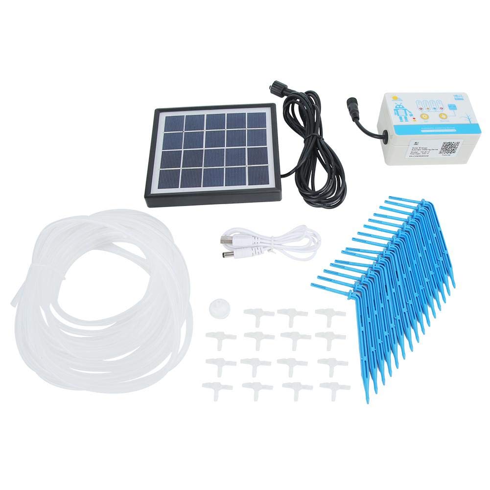 Regolatore di irrigazione Set di Strumenti per l'irrigazione del Giardino con Timer Automatico Intelligente Solare