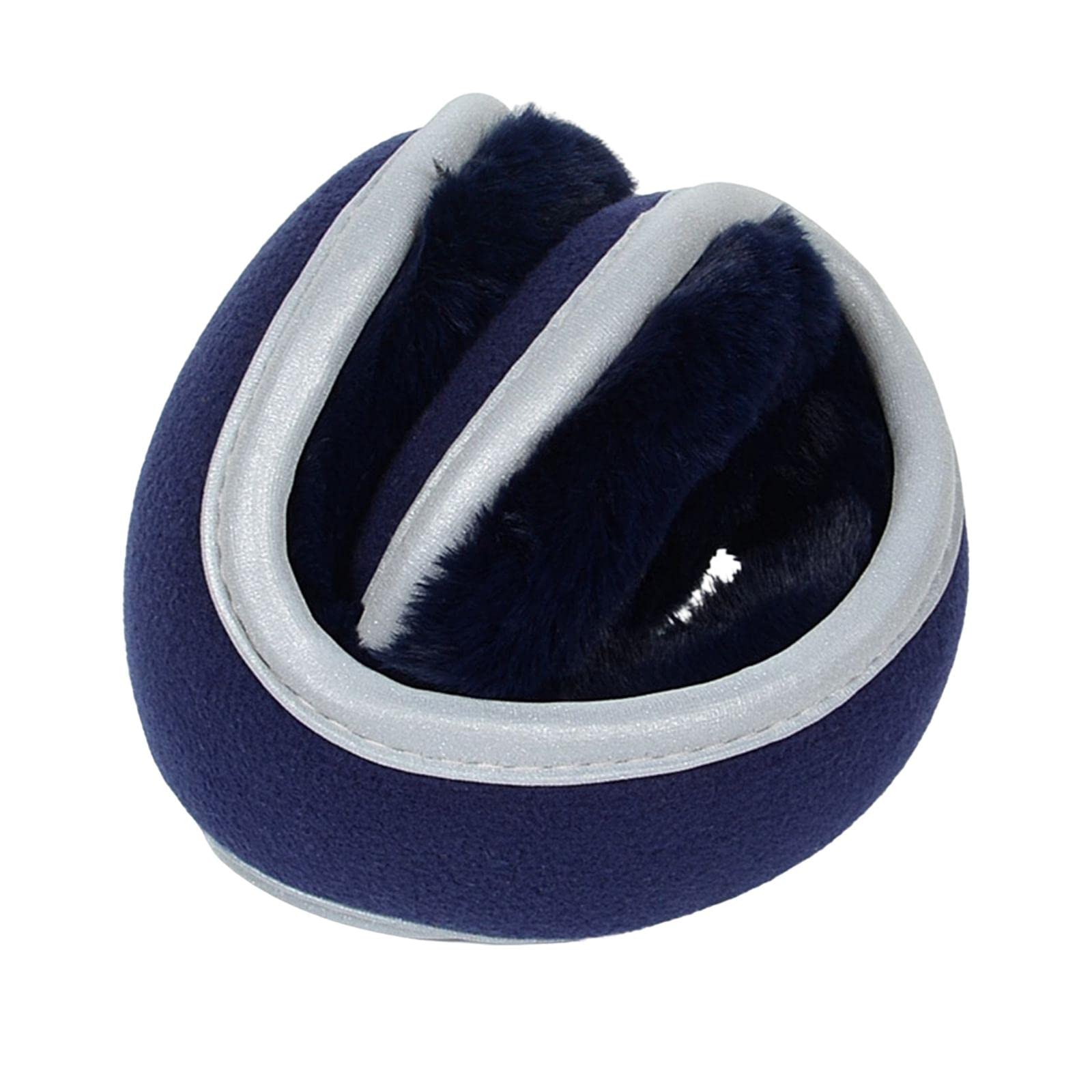Earmuffs Premium Fleece Warm Winter Ear Muffs Ear Warmers for Biking Skating Blue Clothing, Shoes & Accessories | Mens Accessories | Hats