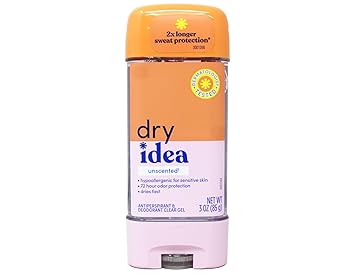 Dial Dry Idea Anti-Perspirant and Deodorant, Unscented, Hypo-Allergenic, 3 oz, Clear