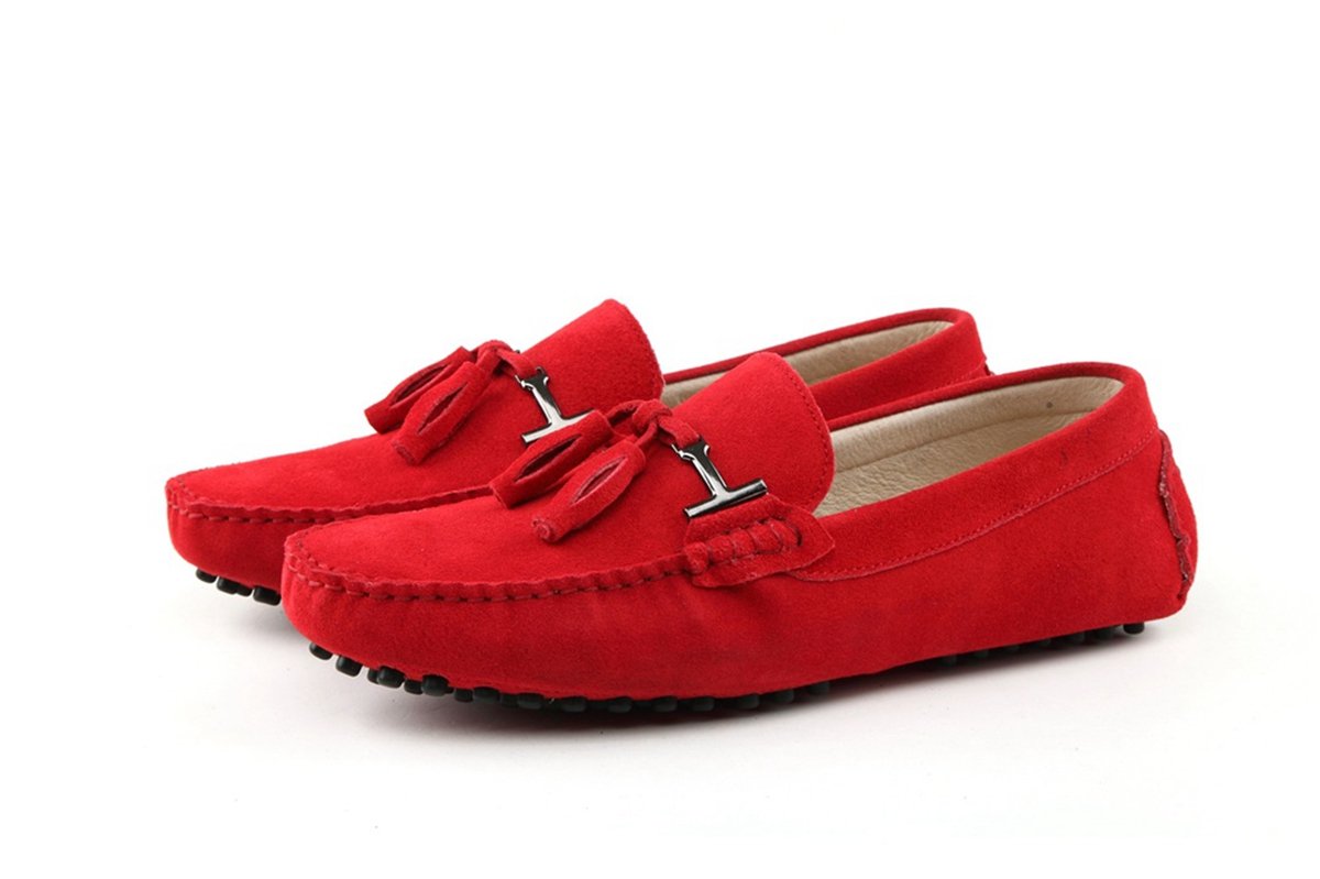 Homme Gland Suede Mocassins D'été Loafers Chaussures YY2080 | MINITOO Homme Gland Suede Mocassins D'été Loafers Chaussures YY2080
