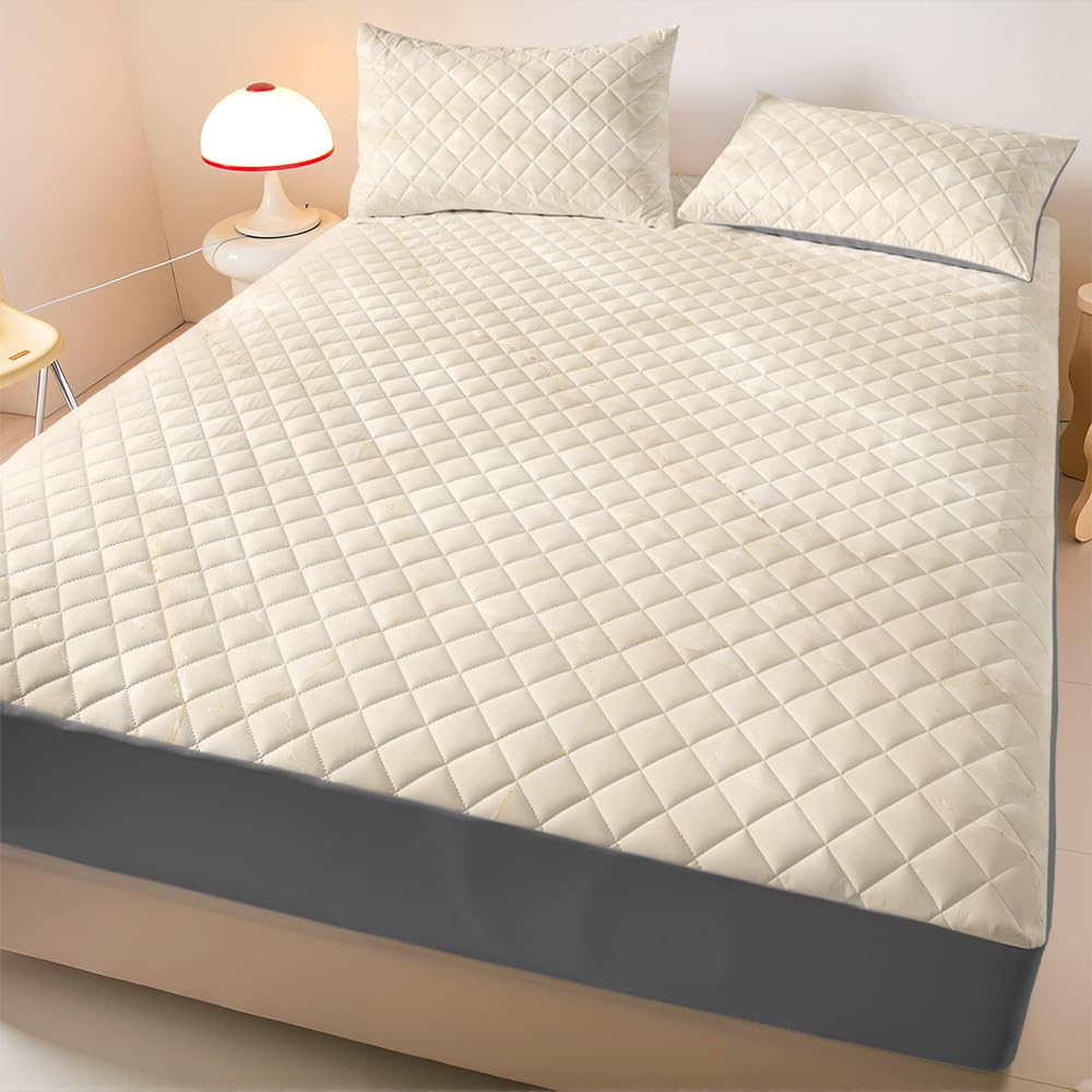 Morbuy Alèse Imperméable Matelassée (Golden Cloud 3,180x200cm)