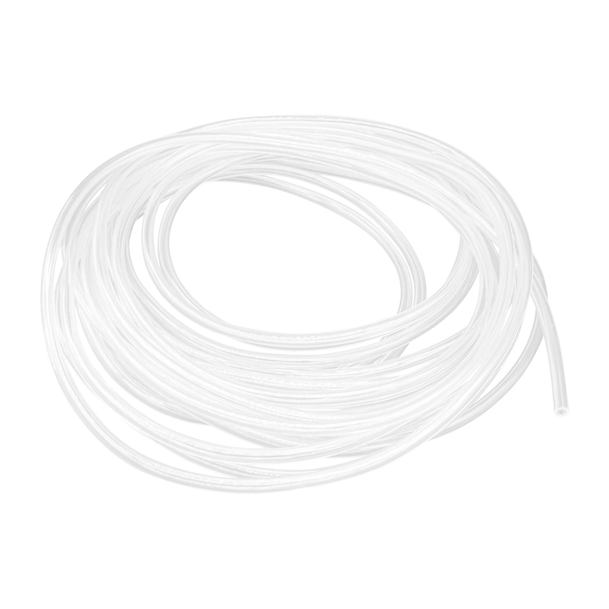 LAVMHAB PVC Tube 5mm ID x 7mm OD 8m(26.2ft) Clear Vinyl Hose PVC Tubing, Lightweight and Flexible Plastic Tubing Water Air Pipe