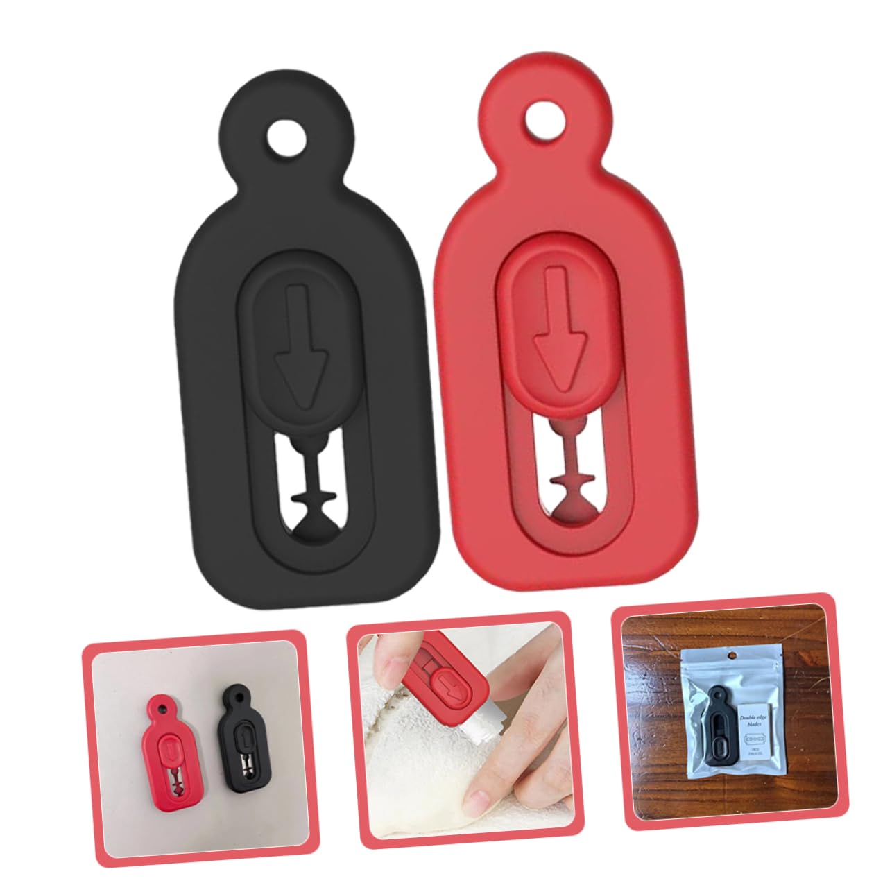 MOLUCKFU 2pcs Magnetic Bread Scoring Tool Ergonomic Design for Easy Slicing Trimming for Baking Kitchen