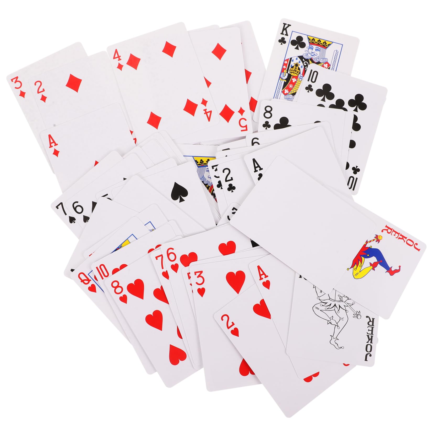 Alasum 3juegos Cartas De Póker para Sublimación Tarjetas para Entretenimiento Fiestas Material Seguro y Portátil