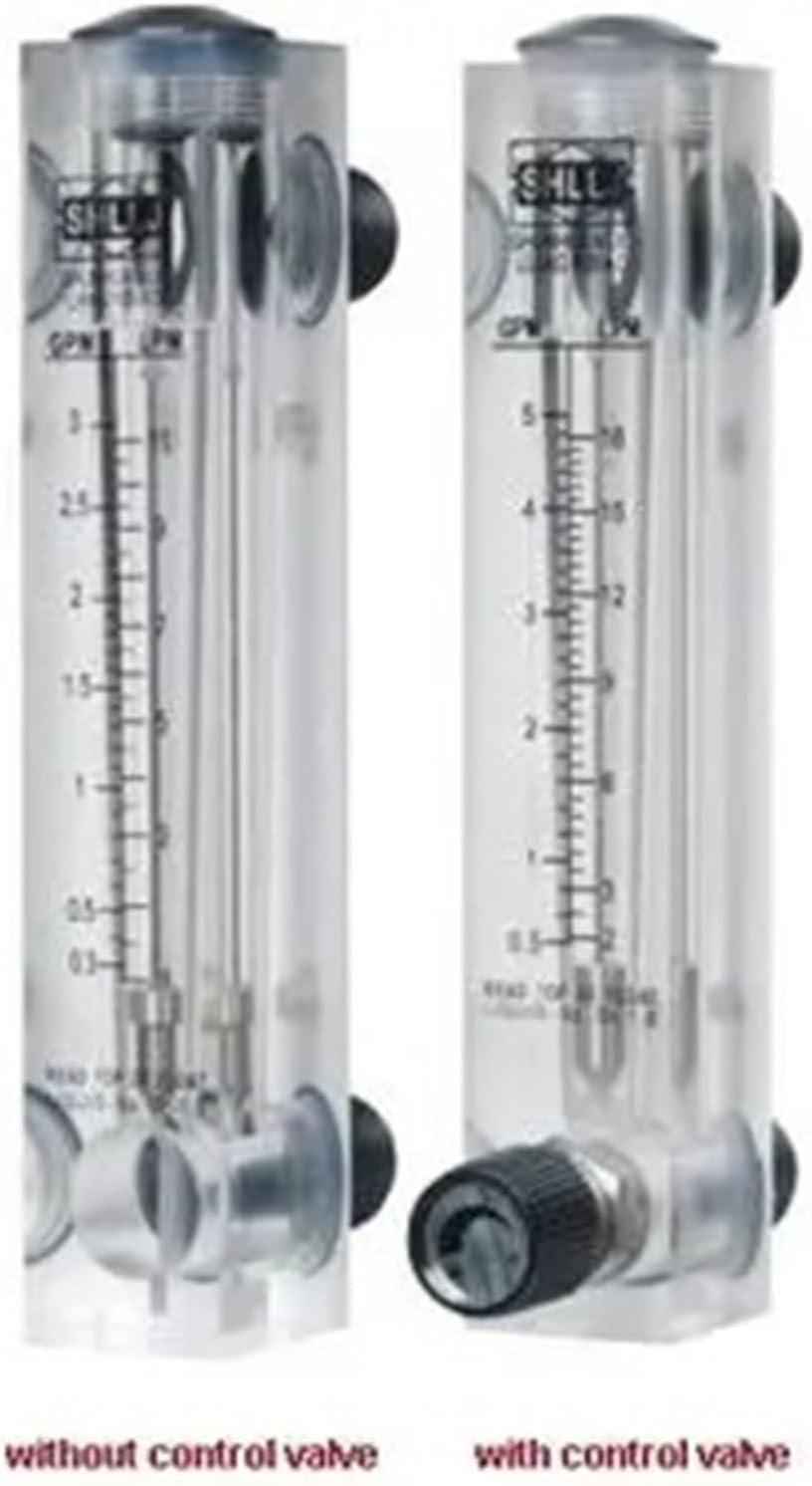 LZM-15 flowmeter(flow meter) for H2O/water/liquid without control valve(0.2-2GPM 1-7LPM)