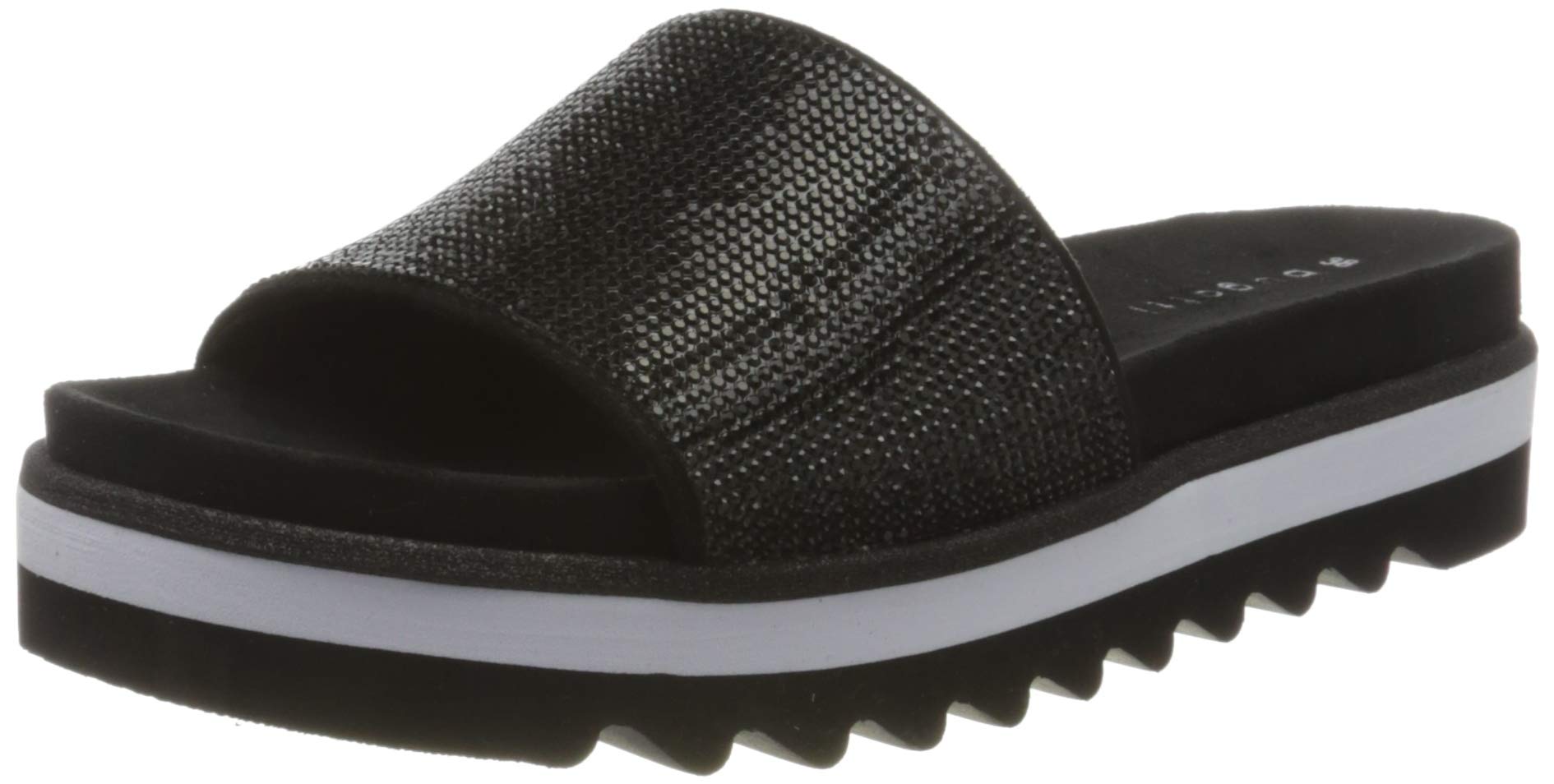 Bugatti Women's Mules , Black Schwarz , 9 US
