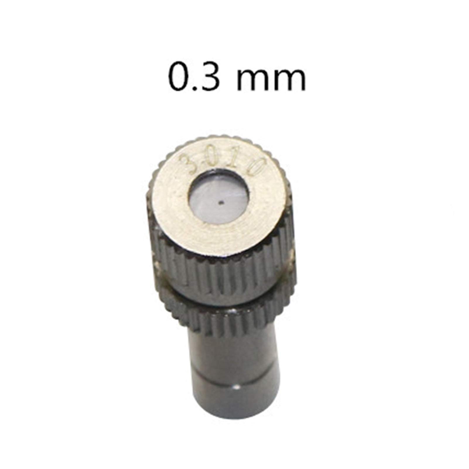 50 ugelli a goccia per irrigazione da giardino a bassa pressione con attacco rapido da 0,2-0,6 mm per nebulizzazione d'acqua per irrigazione da giardino in sistema di raffreddamento a nebulizzazione