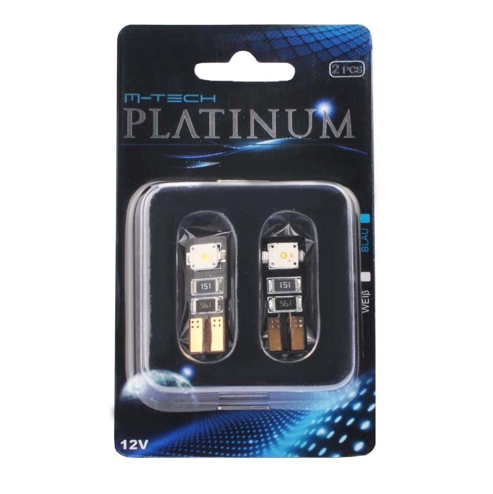 M-Tech LB337W Blister 2 x LED W5W 6 W 12 V Canabus